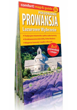 Prowansja południowa. Lazurowe Wybrzeże 2w1: przewodnik+mapa, ExpressMap