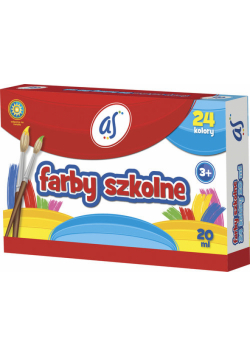 Farby szkolne AS 24 kolory - 20 ml