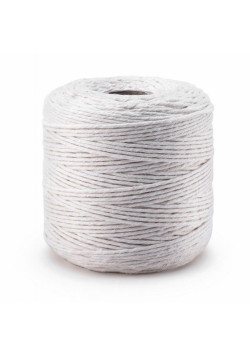 Sznurek bawełniany do makramy biały 2mm 500g