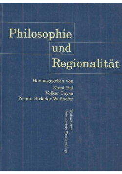 Philosophie und Regionalitat