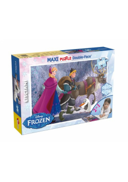 Puzzle dwustronne Maxi 108 Kraina Lodu