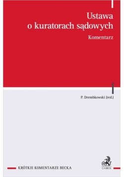 Ustawa o kuratorach sądowych. Komentarz
