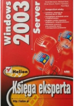 Windows Server 2003 Księga eksperta