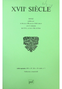 XVII Siecle Nr 204