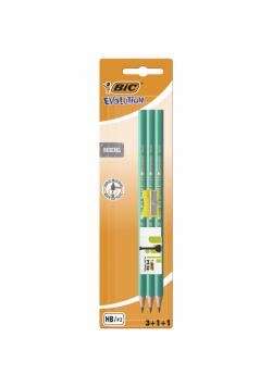 Ołówek HB Evolution Original 650 BIC Blister 3+1+1szt