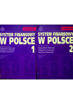 System finansowy w Polsce Tom 1 i 2