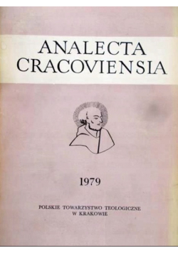 Analecta Cracoviensia Xi 1979