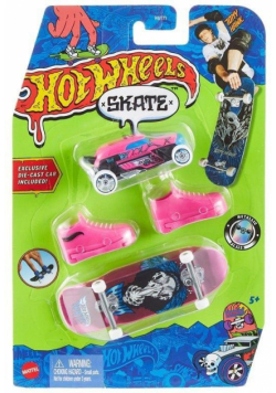 Hot Wheels Skate Deskorolka + buty + auto HNG57