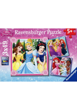 Puzzle Disney Księżniczki 3x49