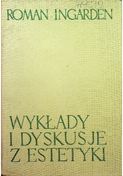 Wykłady i dyskusje z estetyki