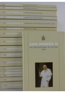 Jan Paweł II, zestaw 18 książek kolekcja Hachette
