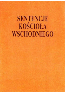 Sentencje Kościoła Wschodniego