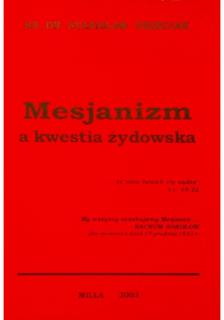 Mesjanizm a kwestja żydowska
