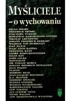 Myśliciele o wychowaniu Tom II