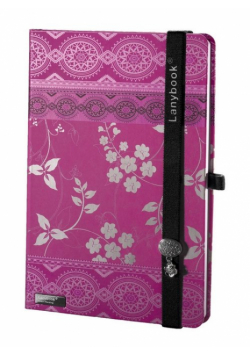 Notes A6 Lanybook Oriental Dream w linie fuksja