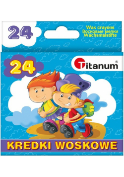 Kredki woskowe 24 kolory