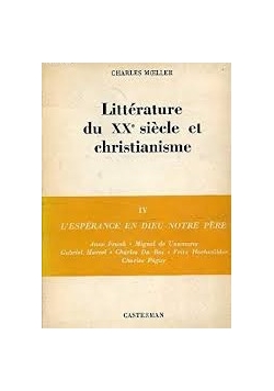 Litterature du XX siecle et christianisme