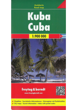 Kuba mapa 1:900 000 Freytag & Berndt