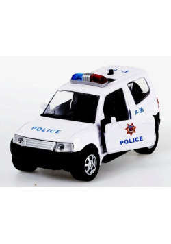 Auto metalowe światło/dźwięk Police