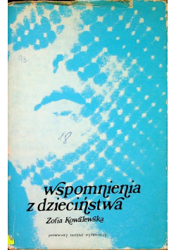 Kowalewska Wspomnienia z dzieciństwa