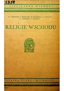 Religie wschodu 1938 r.