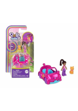 Polly Pocket. Figurka z pojazdem - Kotek HMJ80