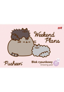 Blok rysunkowy A4 20 kartek 80g/m2 Pusheen