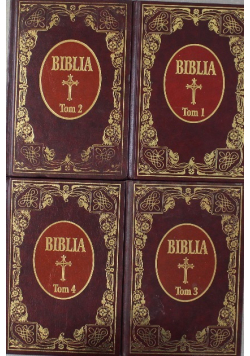Biblia Tom 1 do 4 Reprint z 1599 r.
