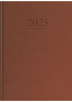 Terminarz 2025 Stacjonarny Brąz