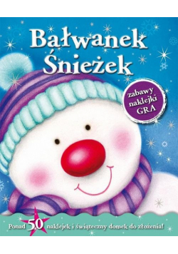Bałwanek Śnieżek Zabawy, naklejki, gra