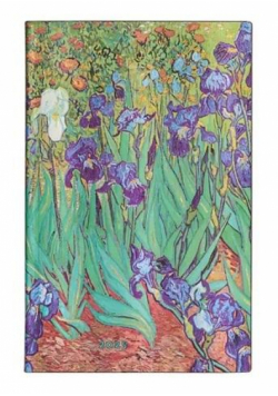 Kalendarz 2025 Van Gogh’s Irises Maxi tygodniowy HOR Flexi