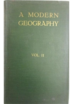 A Modern Geography, Volume II, 1934 r.