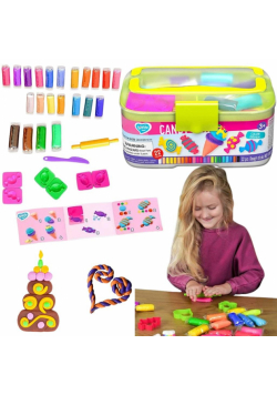 Zestaw ciastoliny piankolina Candy Box
