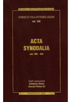 Acta synodalia ann 506-553 t.8
