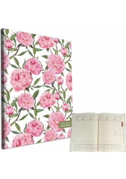 Kalendarz 2025 A4 tygodniowy Peonie