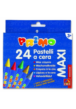 Kredki woskowe Primo Maxi 24 kolory