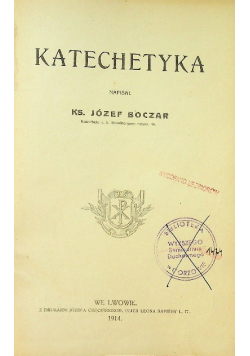 Katechetyka 1914 r.