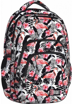 Plecak 4-komorowy Flamingo Pink Black