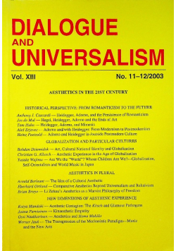 Dialogue and Universalism