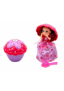 Cupcake Babeczka z niespodzianką fioletowa