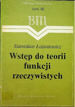 Wstęp do teorii funkcji rzeczywistych