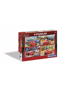 Puzzle Auta 2x20 + 2x60