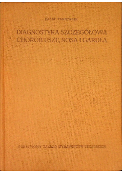 Diagnostyka szczegółowa chorób uszu nosa i gardła