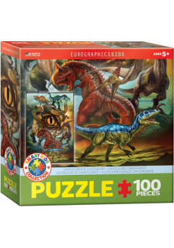 Puzzle 100 Smartkids Carnivorous Dinosaurs 6100-0359