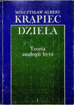 Krąpiec Dzieła Teoria analogii bytu