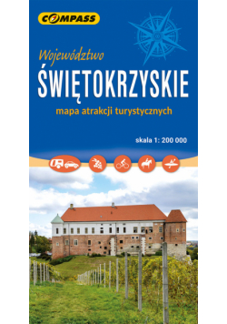 Świętokrzyskie mapa atrakcji turystycznych