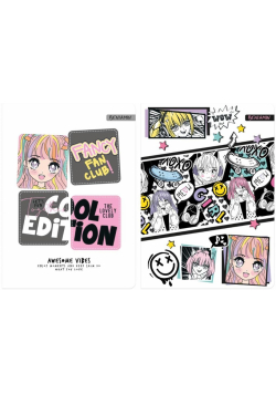 Zeszyt A5/60k kratka Priplak manga (5szt)