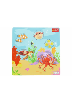 Puzzle mini drewniane Under water 61626