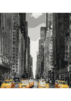 Malowanie po numerach - Taxi w NY