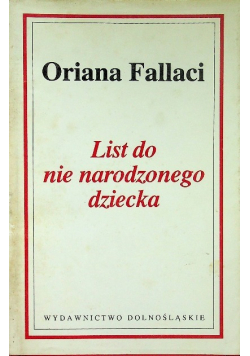 List do nienarodzonego dziecka